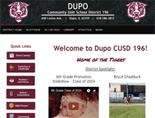 Tablet Screenshot of dupo196.org